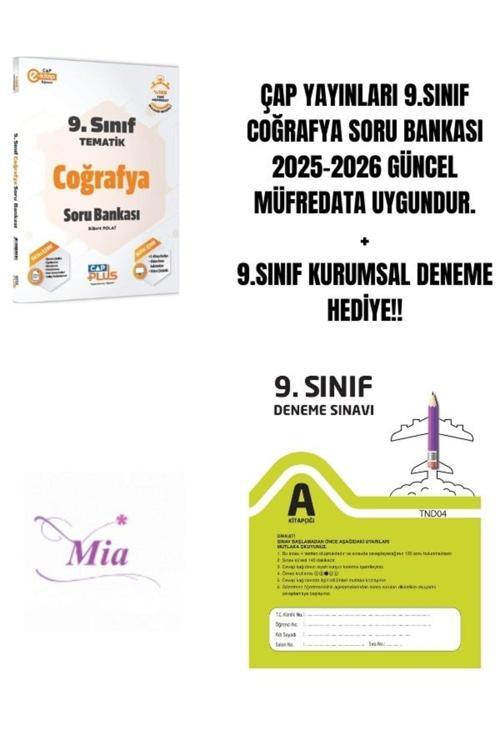 ÇAP YAYINLARI 9.SINIF COĞRAFYA SORU BANKASI HEDİYELİ