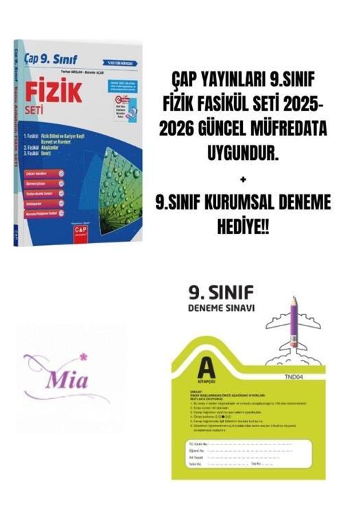 ÇAP YAYINLARI 9.SINIF FİZİK FASİKÜL SET HEDİYELİ