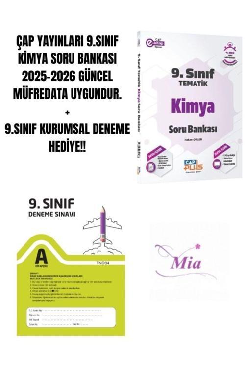 ÇAP YAYINLARI 9.SINIF KİMYA SORU BANKASI HEDİYELİ