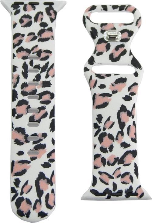 Watch 6 Ile Uyumlu Renkli Black Pink Desenli 38-40mm Alvarez Spor Kayış Kordon