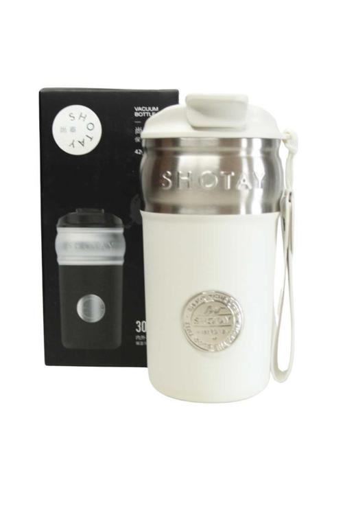 ST-8912 420ml Beyaz Çelik Termos