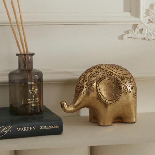 Elephant Biblo Gold 16,5X9,8X11,8CM