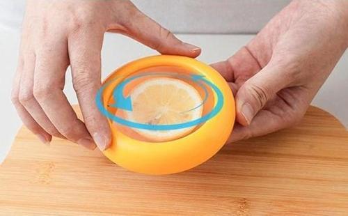 Limon Şeklinde Esnek Yiyecek Saklama Kutusu