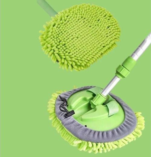 Yedek Bezli Mikrofiber Araba Yıkama Fırçası
