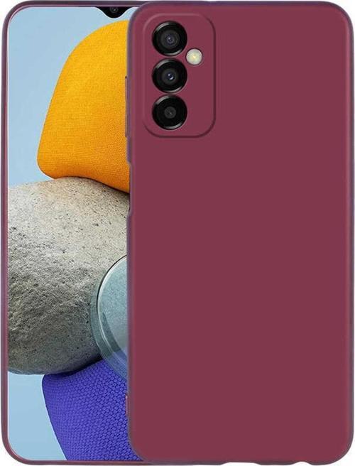 Galaxy M23 Ile Uyumlu Kılıf Premier Silikon Kapak Mürdüm