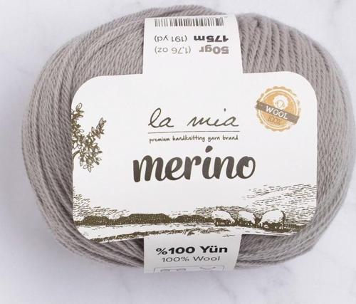 La Mia Merino Gri El Örgü İpi - L031 - 33781