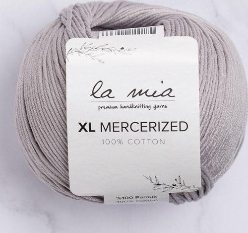 La Mia XL Mercerized Gri El Örgü İpi - 232 - 33774