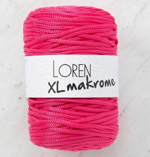  XL Makrome Fuşya El Örgü İpi - R013 - 33713
