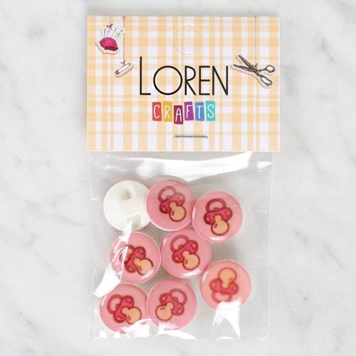  Crafts 8'li Emzik Düğme - 1007