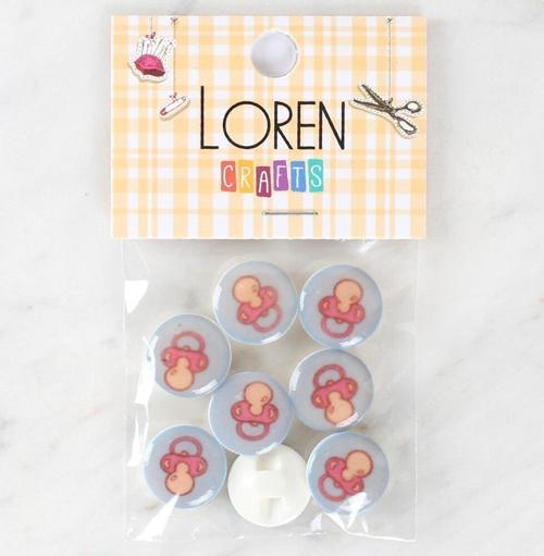 Crafts 8'li Emzik Düğme - 1010