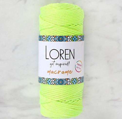  Macrame Neon Sarı El Örgü İpi - L114