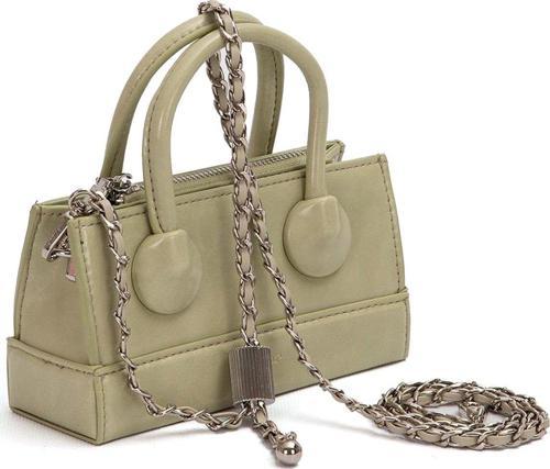 930397 Ayarlanabilir Kilit Detaylı Kadın El Çantası Yeşil