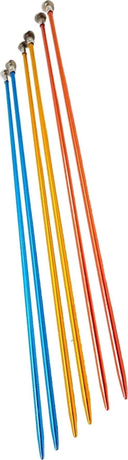 Metalize Kısa Şiş 25 cm 3,5 Numara (Renk Stoğa Göre)