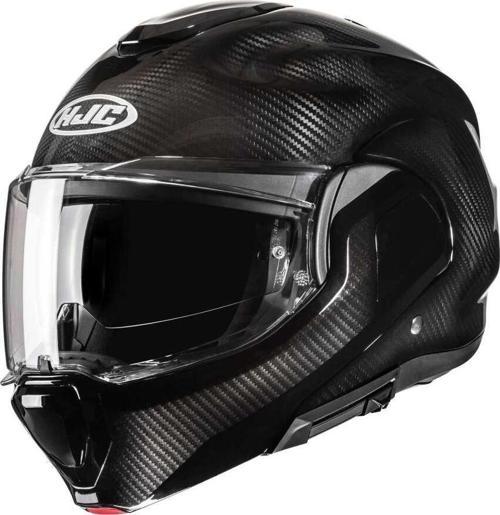 KASK HJC F100 CARBON SİYAH180 DERECE ÇENE AÇILIR