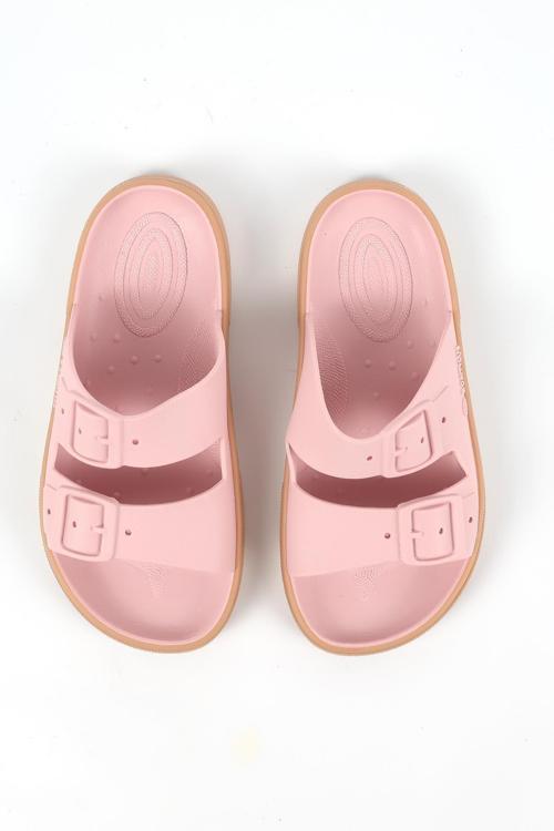 Rocksy-F OldPink/Beige Kız Çocuk Terlik