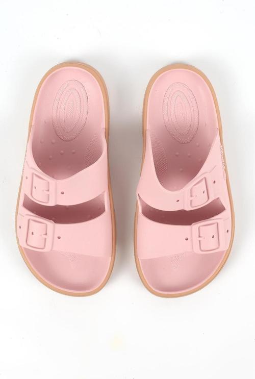 Rocksy-F OldPink/Beige Kız Çocuk Terlik