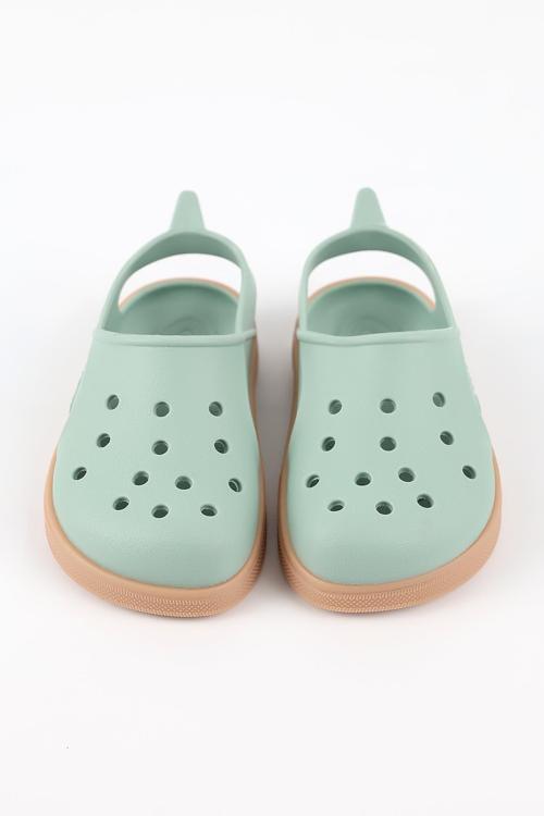 Cloggy-B PastelGreen/Beige Çocuk Sandalet