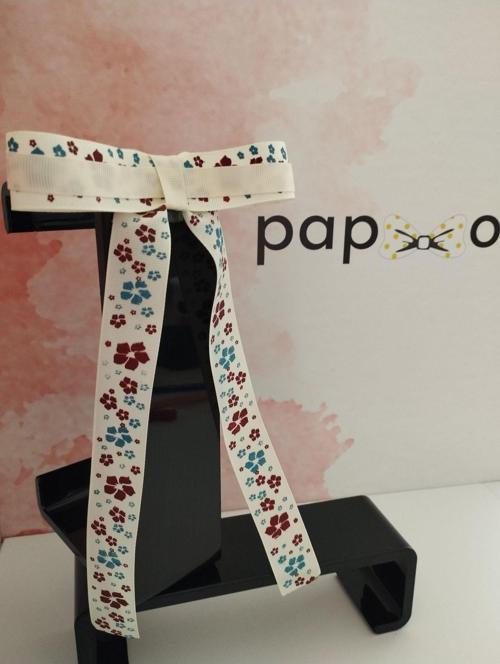 Fiyonk Kurdele Toka - Bej - Organik & El Yapımı