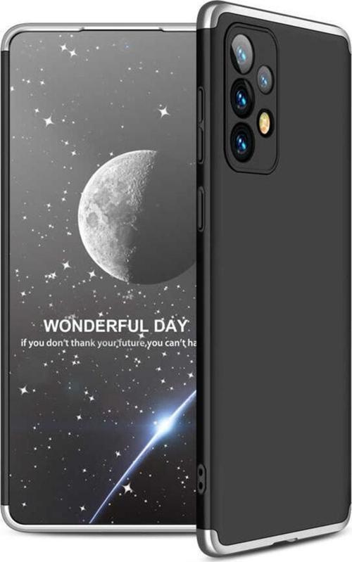Galaxy A73 Kılıf Soft Hard Koruma Ays Siyah-gri
