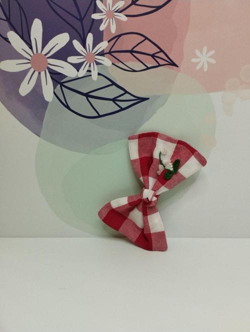 Fiyonk Toka - Kırmızı - Organik & El Yapımı