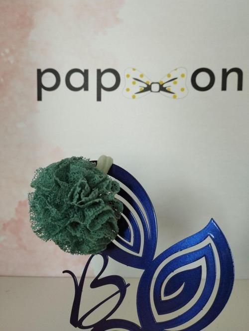 Ponpon Toka - Yeşil - Organik & El Yapımı