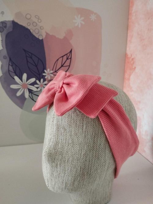 Fiyonk Saç Bandı - Pembe - Organik & El Yapımı