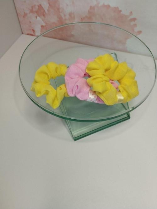 3'Lü Toka Set (1 Pembe - 2 Sarı) - Organik & El Yapımı