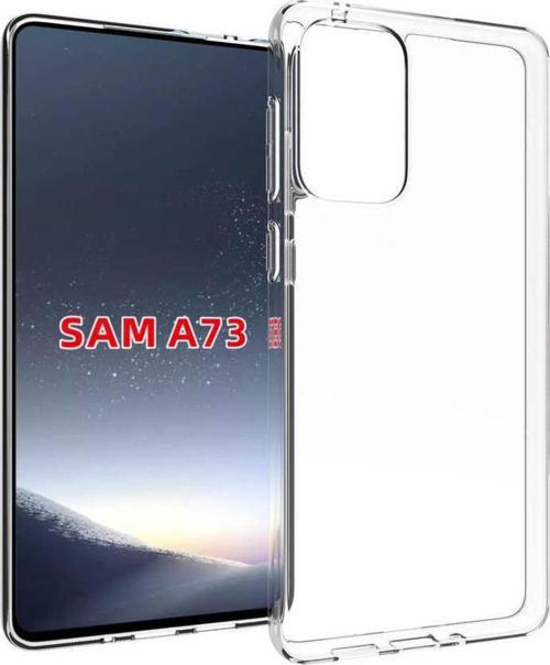 Galaxy A73 Kılıf Süper Şeffaf Silikon Kapak