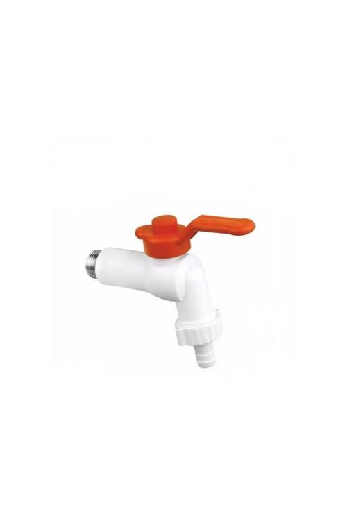 Yt177 Küresel Kollu Plastik Bahçe Musluğu 1/2X20Mm