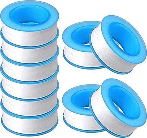 Tesisat Baglama Su Teflon Bant-Tesisat Montaj Bandı 12Mmx0.076Mmx8Metre 10Adet