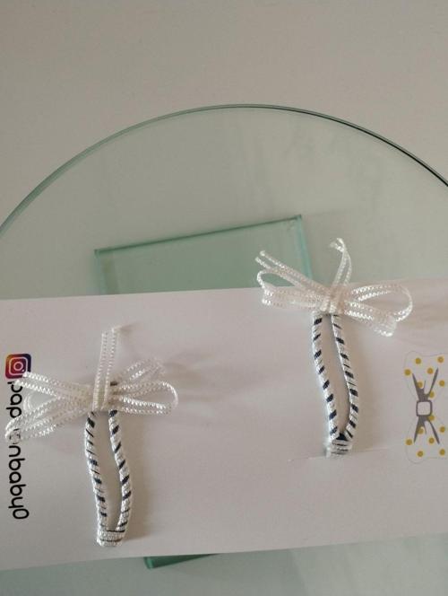 Fiyonk Çıt Çıt Toka - Beyaz - Organik & El Yapımı