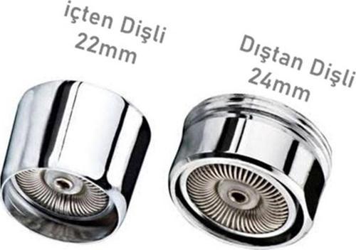 Yt111 Üniversal Ayarlanabilir Su Tasarruflu Batarya Musluk Ucu Perlatörü 2Adet