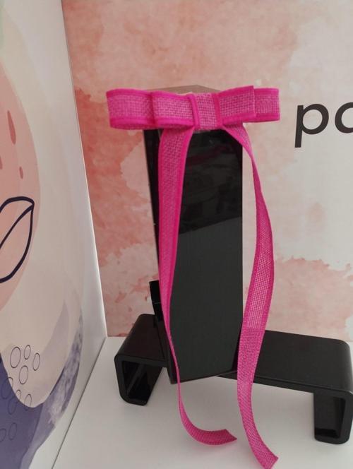 Fiyonk Kurdele Toka - Pembe - Organik & El Yapımı