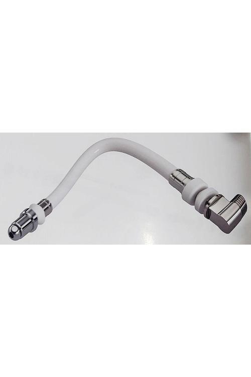 Yt124 Asma Klozet Esnek Taharet Çubuğu Dirsekli Baglantı 90Mm