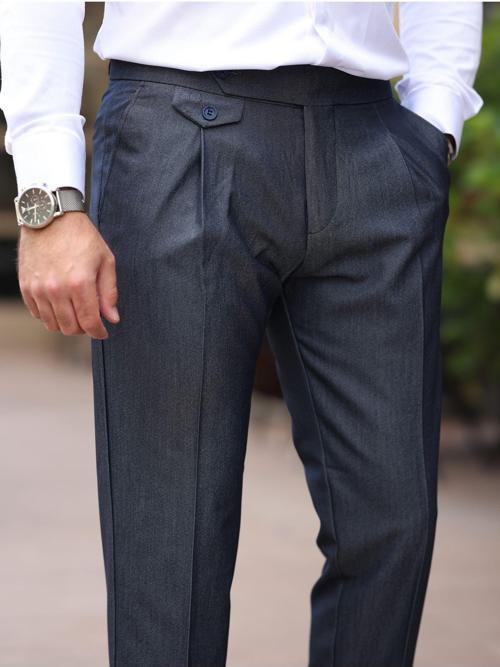 Yeni Premium Pileli Old Money Kumaş Pantolon