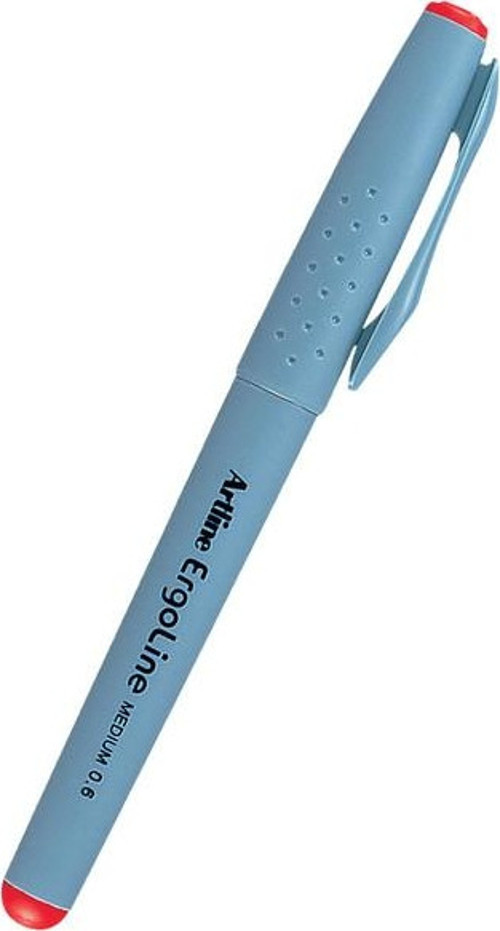 3600 Ergoline Medium 0.6 mm Uç Kırmızı İmza Kalemi