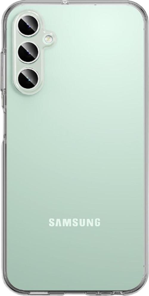 Galaxy S23 Fe Ile Uyumlu Kılıf Transparan Glasselegance Kamera Korumalı Arka Kapak Şeffaf Renk