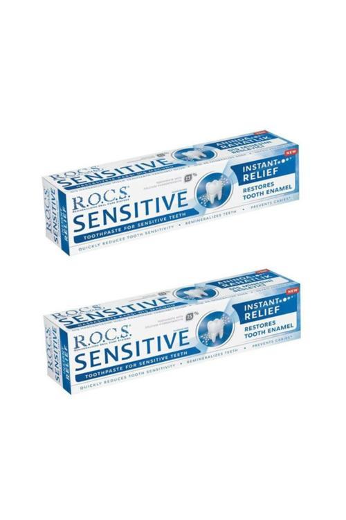 Sensitive Instant Relief Hassasiyete Karşı Diş Macunu (Florürsüz) 75Ml (2Li)