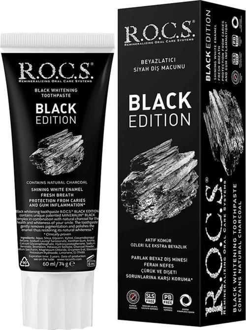 Black Edition Charcoal Diş Macunu 60 Ml (Sls,Paraben Içermez)