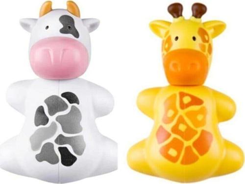 Diş Fırça Kabı - Inek Ve Zürafa