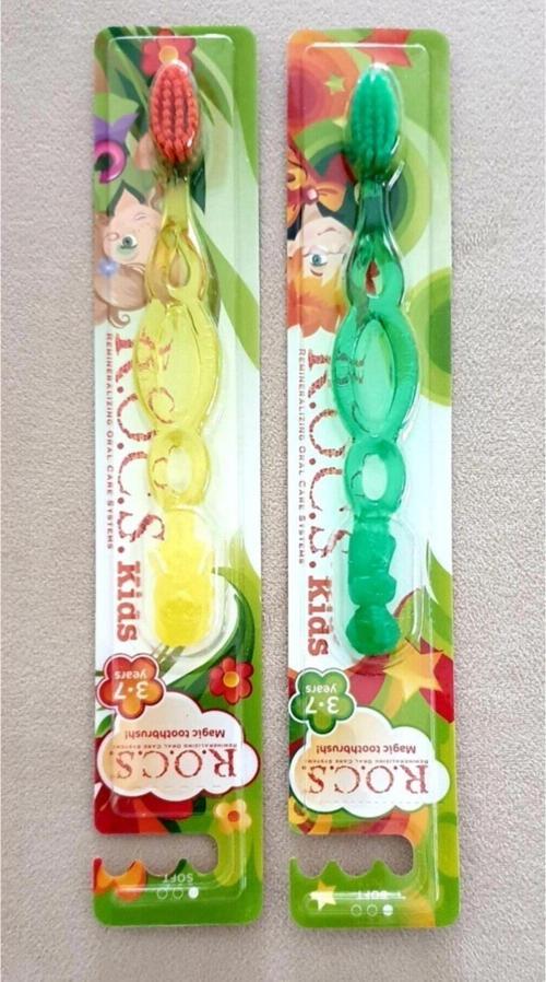 R.O.C.S Kids 3-7 Yaş Diş Fırçası-2 Adet -Sarı Ve Yeşil