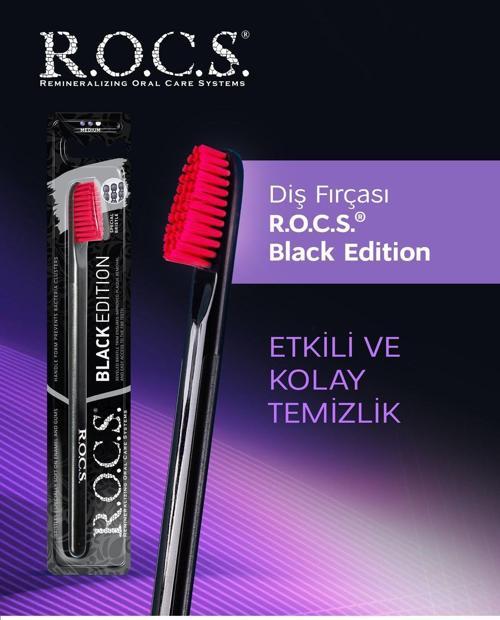 Black Edıtıon Beyazlatıcı Diş Fırçası - Kırmızı Kıl