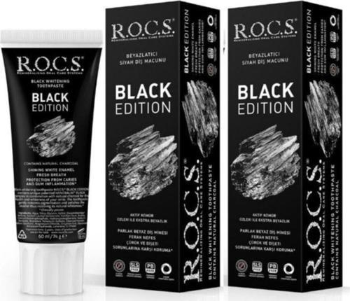 Black Edition Beyazlatıcı Siyah Diş Macunu 60Ml (2Li)