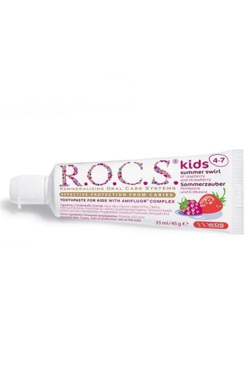 Kids 4-7 Yaş Diş Macunu 45 G - Ahududu Çilek