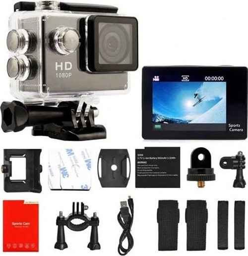 4K 30FPS Full HD Aksiyon Kamerası 1080P Su Geçirmez Wifi