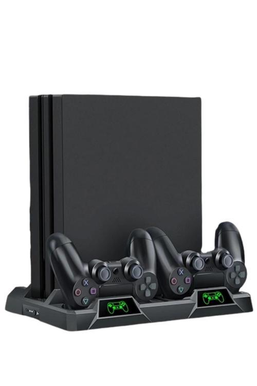 Hepu TP4-18119 PS4 Soğutucu ve Şarj Standı Slim/Pro Uyumlu
