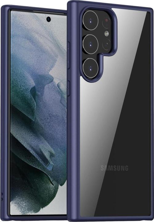 Galaxy S23 Plus Ile Uyumlu Kılıf Kenar Renkli Arkası Şeffaf Kamera Koruma Impact Protectıon Kılıf