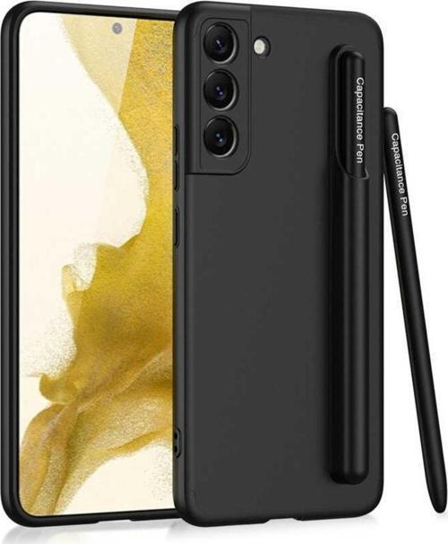 Galaxy S22 Plus Ile Uyumlu Kılıf 3 Parça Ays Soft Case Kalemli Ve Kalem Bölmeli Ays Kapak