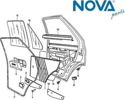 115741244 KAPİ DÖŞEMASİ̇ ARKA SOL - FAVORİT