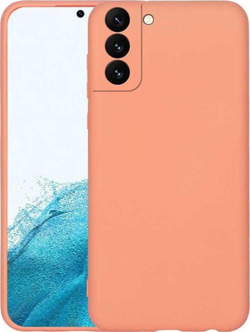Galaxy S22 Plus Ile Uyumlu Kılıf Mara Silky Termoplastik Kılıf Turuncu